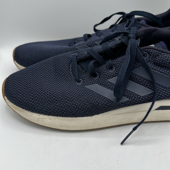 Adidas men’s blue and white running shoes, size 9.5 - Picture 3 of 7